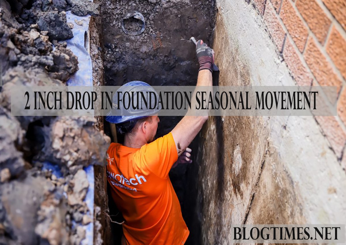 When Your 2 inch Drop in Foundation Seasonal Movement: A Homeowner's Guide